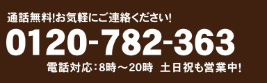 電話でお問い合わせ